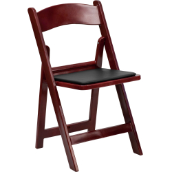 Wood Folding Chair - Red Mahogany